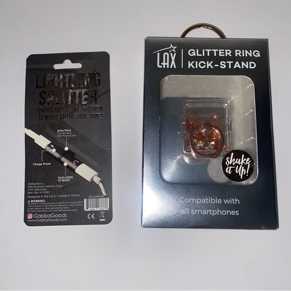 Glitter Ring Kick-Stand - Rose Gold - Picture 2 of 2